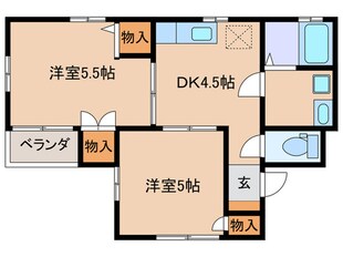 くすの木ハイムの物件間取画像